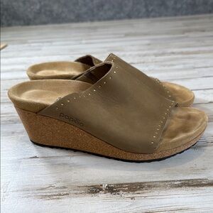 Birkenstock  Papillio  Women's Tan Wedge Sandals